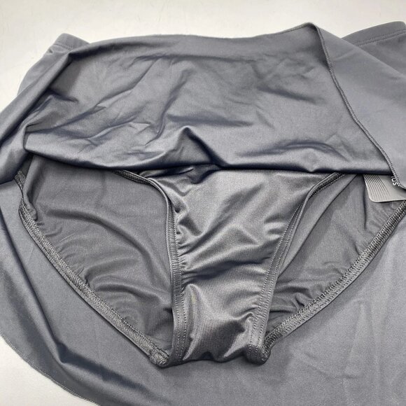 NEW MIRACLESUIT Women’s High-Waist Skirted Bikini Bottom Black Size 18 - Picture 5 of 8